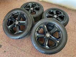 Alu kola 5x112 r17 zimní pneu 5,5mm - 1