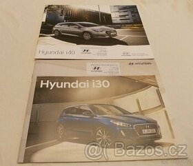 HYUNDAI i30 i40 - sada českých prospektů - 1