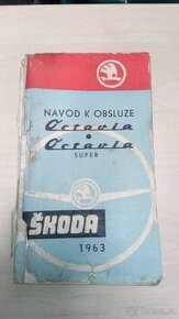 Návod k obsluze Škoda Octavia 1963