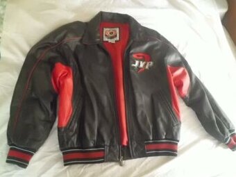 Original Retro Kožená Bunda NHL - FINSKO - JYP Jyväskylä