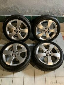 Alu kola Škoda R17 5X112 NOVÉ LETNÍ PNEU 225/45 R17 NEXEN