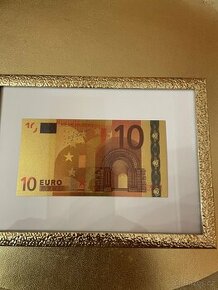 Zlatá bankovka 10 € - 1