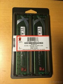 Kingston LoVo DDR3L 8GB kit (2x4GB) 1600 CL9 - 1