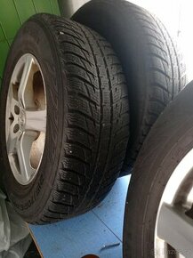 ALU kola  Enzo se zimními 215/70 R16 Nokian