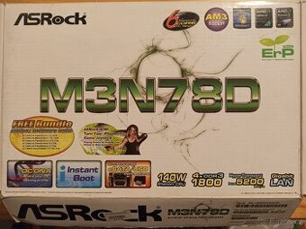 M/B ASRock M3N78D AM3 základní deska - 1