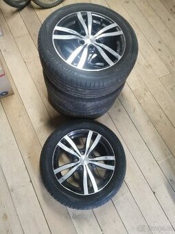 ALU kola Dezent R16 5x108 Dunlop 205/55/16 ET50 letní