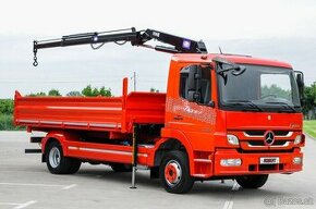 MERCEDES ATEGO 1224 TŘÍSTRANNÝ SKLÁPĚČ + HYDR. RUKA / EU5