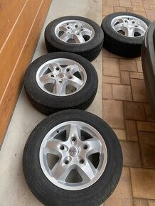 Alu kola 16” 5x160 a letní pneu 205/65/R16C