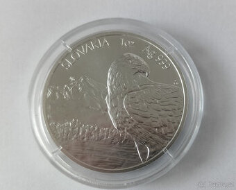 Stříbrná investiční mince Orel 2021 stand - 1 oz