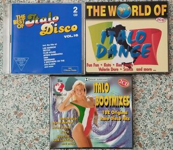 Prodám 3 kusy 2CD ITALO DISCO - 1