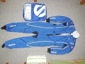 Motokára, kombinéza Sparco Groove KS-3 Kart Suit Blue S size - 1