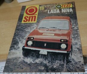 LADA NIVA 1600, DOBOVÝ TEST 1989, 3X DVOJSTRANA 52cmx33cm