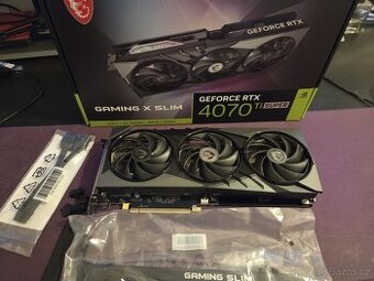 Grafická karta herní MSI RTX 4070 Ti Super Gaming X 16GB ZÁR