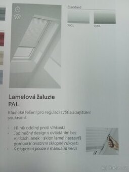 Lamelová žaluzie VELUX FK06