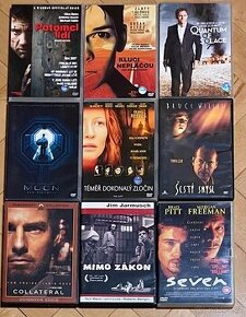 DVD - Seven, Moon, Šestý smysl, Collateral…