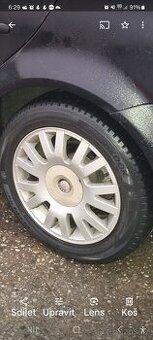 Alu kola 5x112 R16  originál škoda zimní pneu