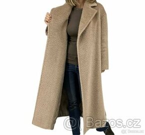 MAX MARA Long Alpaca Beige Coat ‘Studio’