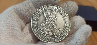 Stříbrný 2 tolar 1574 Maxmilián II.