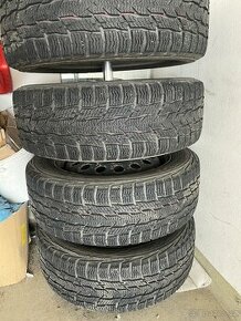 Zimní pneu Nokian WRC 195/60/R16C 99/97T s ráfky na VWSharan - 1