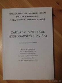 Základy fyziologie hospodářských zvířat