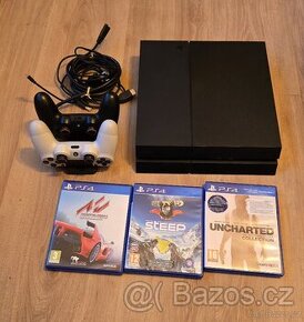 Playstation 4 (PS4) 1Tb +2 ovladace + hry