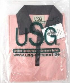 Dětské jezdecké tričko zn. USG vel.116 růžové - nové - 1