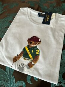 Ralph Lauren polo bear bílé triko