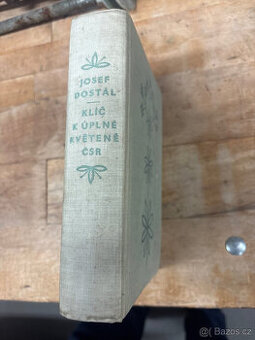 Kniha Klíč k úplné květeně ČSR, Prof. Dr. Josef Dostál 1958