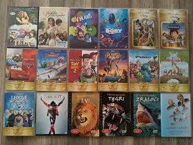 DVD filmy, dokumenty, pohádky a CD hudba original