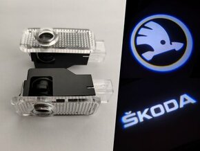 LED Projektory dveří s logem/nápisem ŠKODA Fabia, Octavia, R