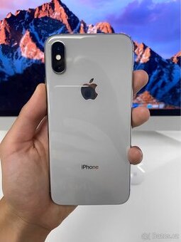 iPhone Xs Silver BATERIE 100% TOP - 1