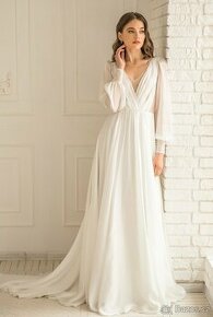 Luxusní nenošené svatební šaty, Marie, velikost (XL-2XL) - 1