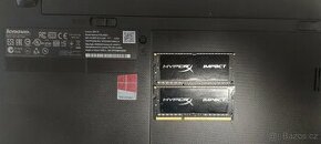 Prodám plně funkční paměť DDR3L 16 GB RAM