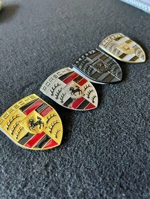 Porsche znak,logo,emblém na kapotu. 5 variant.