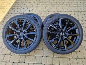 Alu kola 5x114,3 18" Mazda 3, s čidly, pneu letní