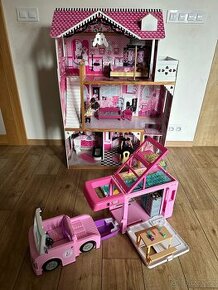 Barbie dům + karavan - 1