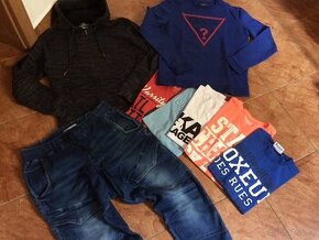 Oblečení vel.176/182(M-L)zn.zara,guess,boxeur des rues