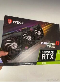 MSI GeForce RTX 3070 Gaming Trio – skvělý stav, orig. balení