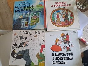 10x vinyl pohádky - Rumcajs, Maxipes, Spejbl, Hurvínek