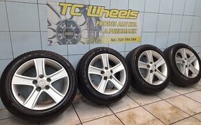 Alu kola R16 5x114,3 Mazda + zimní pneu 205/55/16 Michelin