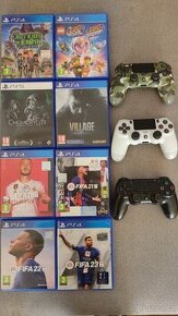 Prodám hry a ovladače na PS4, číst popis.