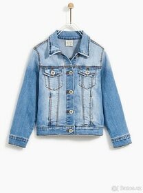 Džinová bundička zn. Zara kids denim, vel. 116