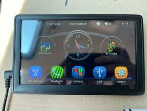 Obrazovka apple carplay, android auto