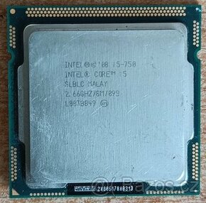 Intel Core i5-750, socket 1156, SLBLC