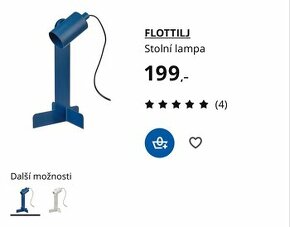 Lampička zn. Ikea