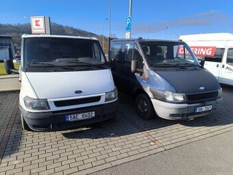 2x Ford Transit,L1H1, valník, 2.0 TDDi