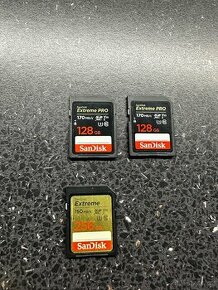 Paměťové karty Sandisk 2x128gb 1x256 GB