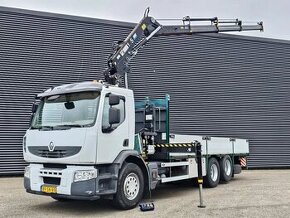 Renault Premium 280.26 6x2 / Hiab hydraulická ruka