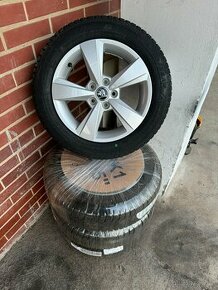 Nová Alu 15" 5x100, orig. škoda DENEB nové zimní, F3, Rapid