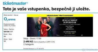 Jesus christ superstar - 15.2. od 19h_2ks vstupenky